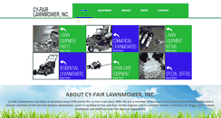 Desktop Screenshot of cyfairlawnmower.com