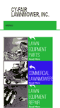 Mobile Screenshot of cyfairlawnmower.com